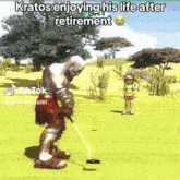 Kratos Golf GIF
