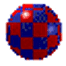 checkered ball