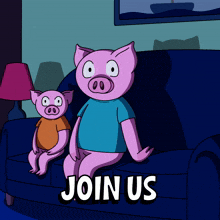 Piggyverse Join Us GIF
