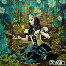 Queen In The Element Of Earth Snake GIF - Queen In The Element Of Earth Snake Frog GIFs