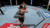 a ufc fight between reed and gomes is being broadcast on espn