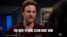 You Need To Come Clean Right Now Will Halstead GIF - You Need To Come Clean Right Now Will Halstead Chicago Med GIFs