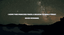 I Hope This Princess Finds A Reason To Smile Good Morning GIF - I Hope This Princess Finds A Reason To Smile Good Morning Stars GIFs