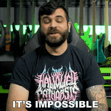 It'S Impossible Andrew Baena GIF - It'S Impossible Andrew Baena Never Going To Happen GIFs