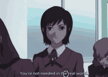 Lain Youre Not Needed In The Real World GIF - Lain Youre Not Needed In The Real World Anime GIFs