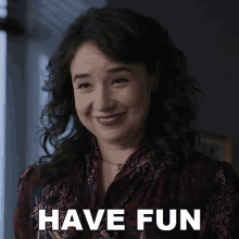 Have Fun Marissa Gold GIF - Have Fun Marissa Gold The Good Fight GIFs