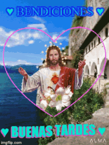 Buenas Tardes Jesus Christ GIF - Buenas Tardes Jesus Christ Lord GIFs