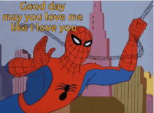 Spiderman Wave GIF - Spiderman Wave Good Day GIFs