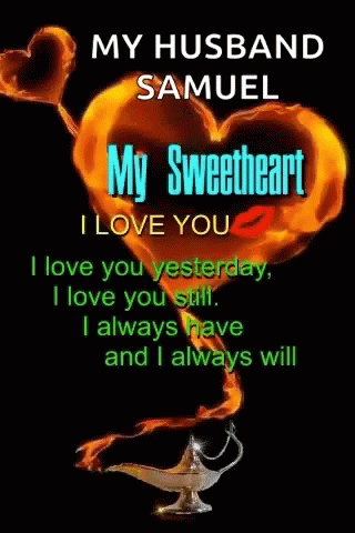 i love you my sweetheart