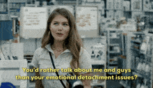 Than Talk About Your Emotional Detachment Issues Seal Team GIF - Than Talk About Your Emotional Detachment Issues Seal Team Emma Hayes GIFs