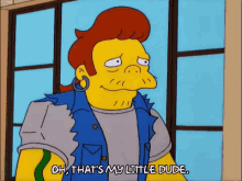Proud Dad My Little Dude GIF - Proud Dad My Little Dude Simpsons GIFs