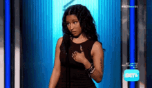 Sips Tea GIF - Nicki Minaj Quiet Zip GIFs