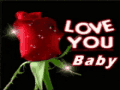 Love You Red Rose GIF - Love You Red Rose Love You Baby GIFs