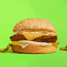 A And W Spicy Dill Pickle Mama Burger GIF - A And W Spicy Dill Pickle Mama Burger Mama Burger GIFs