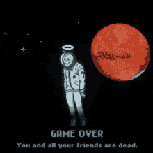 dead friend world space