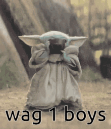 Yoda Wag1 GIF - Yoda Wag1 More Soup GIFs