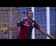 goran pandev macedonia footballer slide celebrating