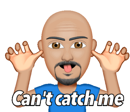 Bald Man Silly Sticker - Bald Man Silly Tongue Stickers