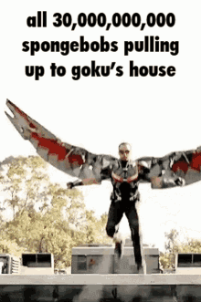 Goku Spongebob GIF - Goku Spongebob House GIFs
