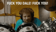 Fuck You Dale Drumset GIF - Fuck You Dale Drumset Step Brothers GIFs