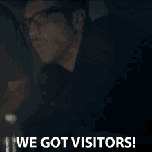 We Got Visitors Not Alone GIF - We Got Visitors Not Alone Theyre Here GIFs