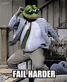 Pepe Fail GIF - Pepe Fail Meme GIFs