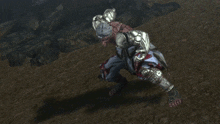 a statue of a man with a sword and a shield