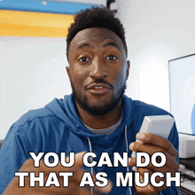 You Can Do That As Much As You Want Marques Brownlee GIF - You Can Do That As Much As You Want Marques Brownlee You Are Free To Do That As Often As You Choose GIFs