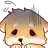 a pixel art drawing of a dog 's face with a surprised expression .
