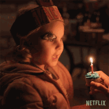 Blowing The Candle Maddy GIF - Blowing The Candle Maddy Maid GIFs