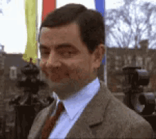 Mr Bean Eyebrows GIF - Mr Beann Rowan Atkinson Raise Eyebrow GIFs