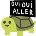 Ouiouialler Turtle Sticker - Ouiouialler Turtle Ouioui Stickers