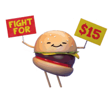 burger dancing