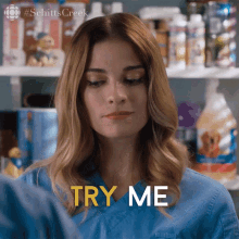 Try Me Annie Murphy GIF - Try Me Annie Murphy Alexis GIFs