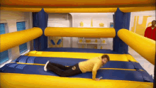 The Fresh Beat Band Twist Doing The Worm In His Bouncy House GIF - The Fresh Beat Band Twist Doing The Worm In His Bouncy House The Worm GIFs