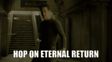 Eternal Return Hop On Eternal Return GIF - Eternal Return Hop On Eternal Return Keanu Reeves GIFs