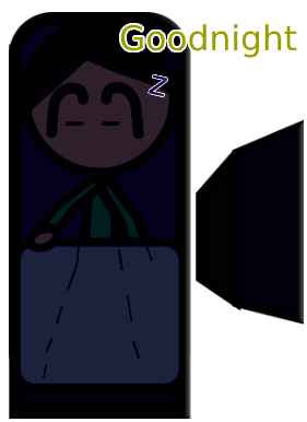 Night Sleep Sticker