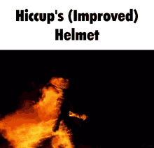 Roblox Hiccups Improved Helmet GIF - Roblox Hiccups Improved Helmet Fire GIFs