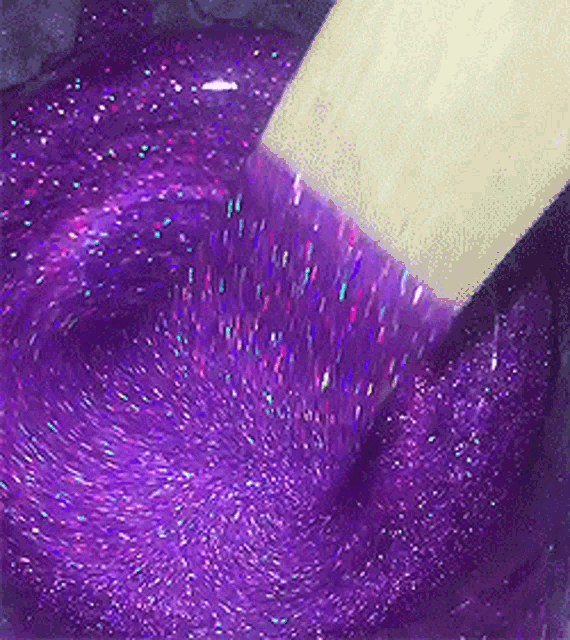 Photo of purple glitter