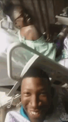 Mom S Ick But Happy GIF - Mom S Ick But Happy Hospital Bed GIFs