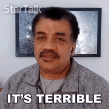 Its Terrible Neil Degrasse Tyson GIF - Its Terrible Neil Degrasse Tyson Startalk GIFs