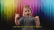 understand eye of the tiger fighter sign language