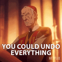 You Could Undo Everything Bishop GIF - You Could Undo Everything Bishop Castlevania GIFs