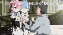 re zero rem ram meme league of legends