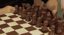 A Geeky Chess Cake GIF - Chess Cake Cake Chess GIFs