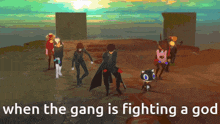 When The Gang Is Fighting A God Yaldabaoth GIF