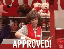 Approved Target Lady GIF