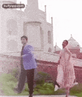 Dancing.Gif GIF - Dancing Couple Taj Mahal GIFs