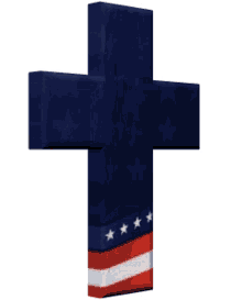 america cross crucifix spin