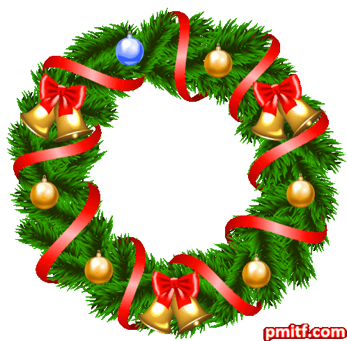 Wreath Happyholidays Sticker - Wreath Happyholidays Merryxmas Stickers